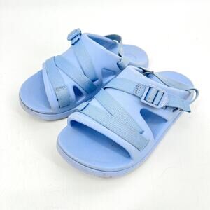 Chaco Chillos Sports Sandals Light Blue Big Kids Size 4